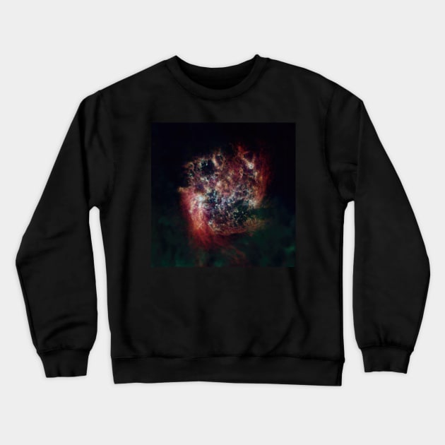 Hubble Space Telescope Large Magellanic Cloud (Hubble/HST) Crewneck Sweatshirt by AlexandrAIart